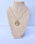 Saint Joan of Arc Labradorite Beaded Necklace