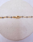 Saint Joan of Arc Labradorite Beaded Necklace