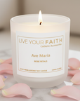 2.5oz scented prayer votive candle