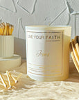 Jesus prayer candle in merlot scent