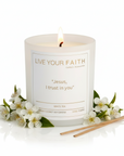 Jesús, en Ti confío. Vela de oración perfumada