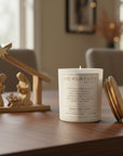 December Candle of the Month – John 1:14 “The Word Became Flesh” (7 oz)