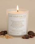 December Candle of the Month – John 1:14 “The Word Became Flesh” (7 oz)