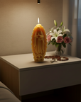 Our Lady of Guadalupe Candle – Hand-Poured 100% Pure Beeswax