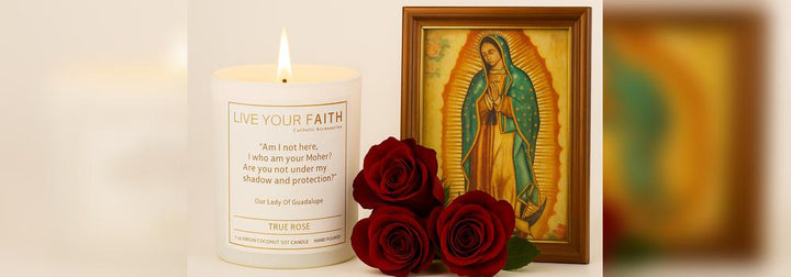 Our Lady Of Guadalupe Catholic Scented Prayer Candle