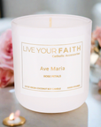 2.5oz scented prayer votive candle