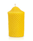 100% beeswax prayer candle with cylinder design