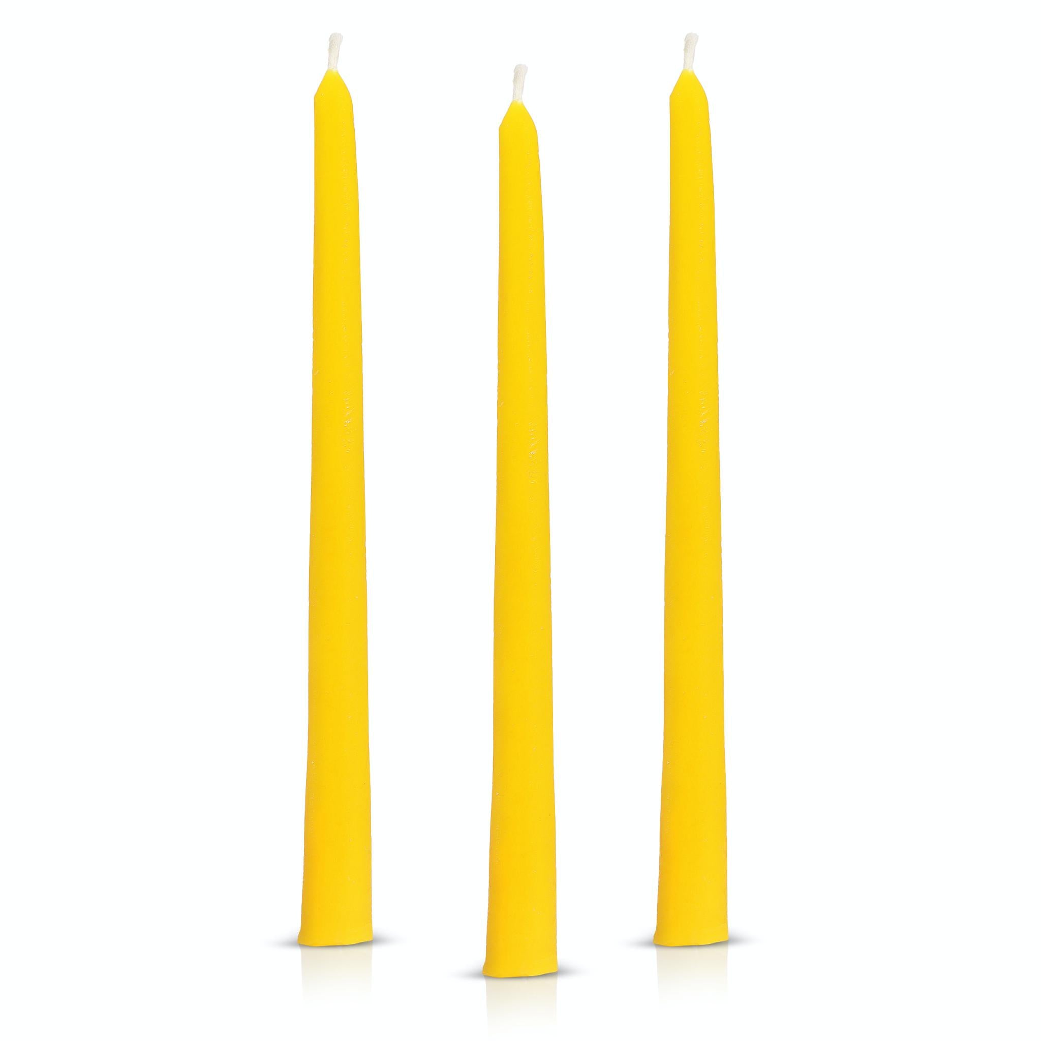 Set of three beeswax prayer candles- home decor- religious prayer candle.