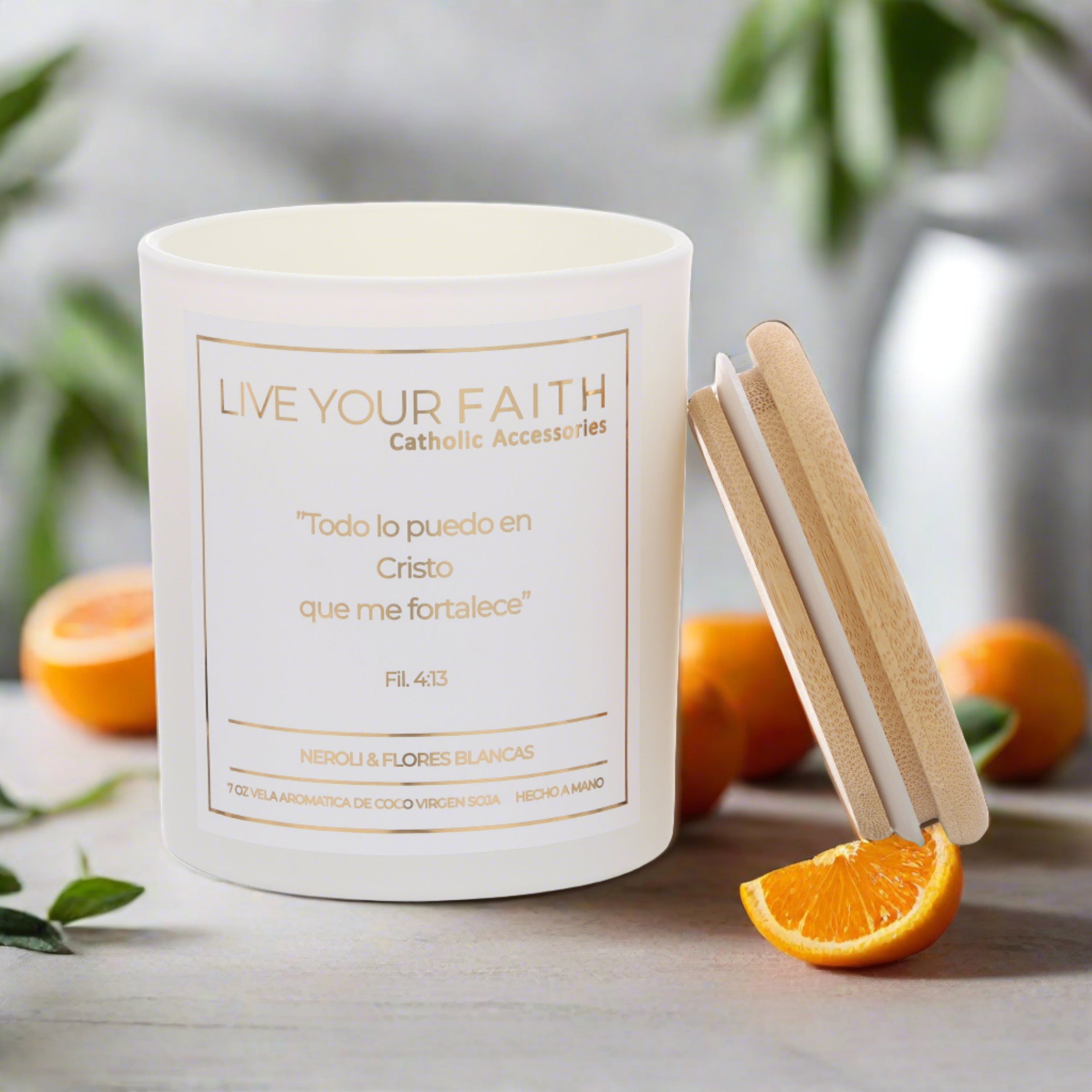 Vela Aromatica de Oracion Filipense 4:13