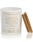 St. Teresa of Avila Lavender Prayer Candle