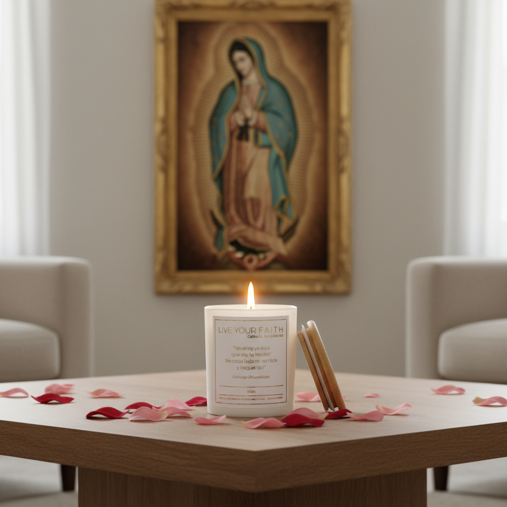Vela Aromatica de Oración de Nuestra Señora de Guadalupe