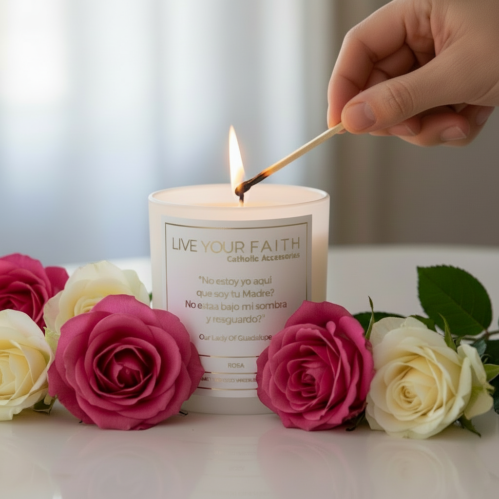 Vela Aromatica de Oración de Nuestra Señora de Guadalupe