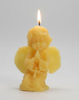 100% beeswax candles praying angel