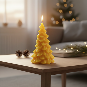 100% Beeswax Candle- Catholic Prayer Candle - Religious Gift for the Holidays