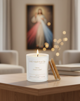 Jesus, I Trust in You Candle – Divine Mercy Prayer Candle (April Candle of the Month)
