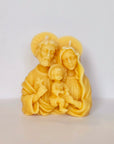 100% beeswax candle Holy family torso