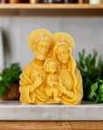 Large Holy Family Candle – Hand-Poured 100% Pure Beeswa