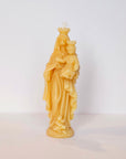 100% Pure Beeswax Virgin Mary Candle – Mary Help of Christians