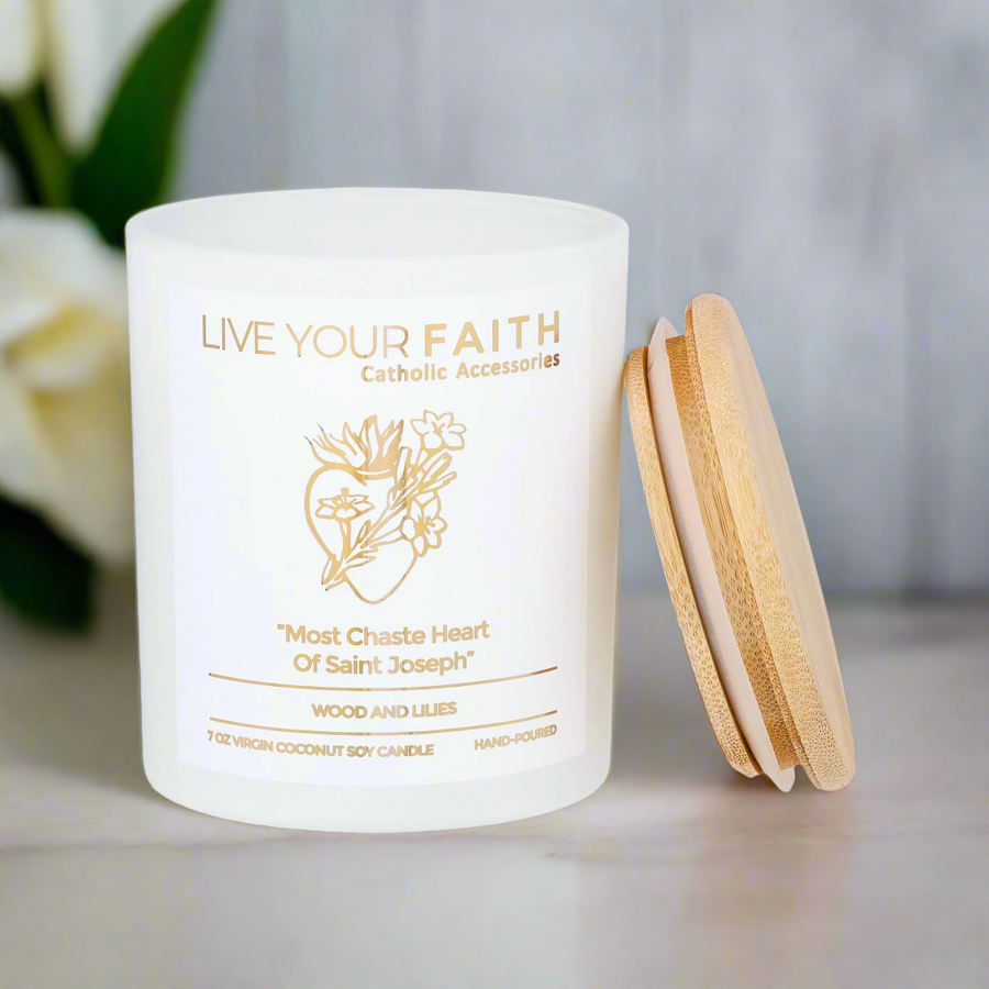 live your faith saint Joseph prayer candle