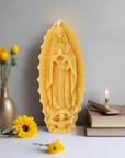 Our Lady of Guadalupe Candle – Hand-Poured 100% Pure Beeswax