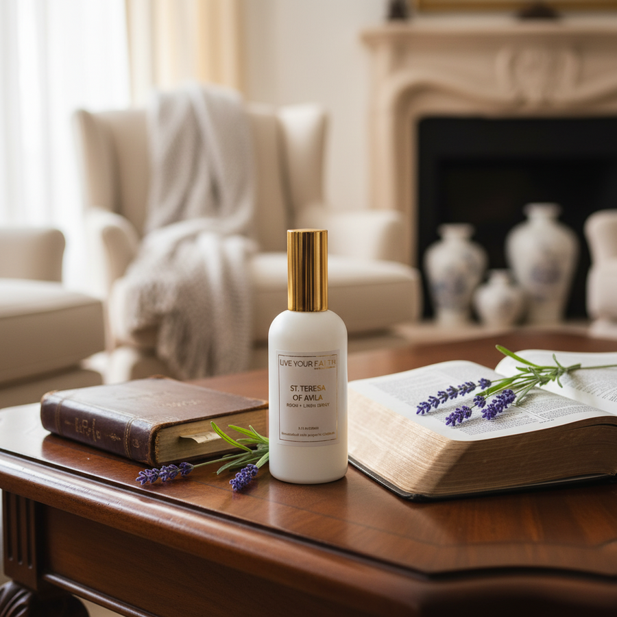 Saint Therese of Avila Lavender Room and Linen Spray