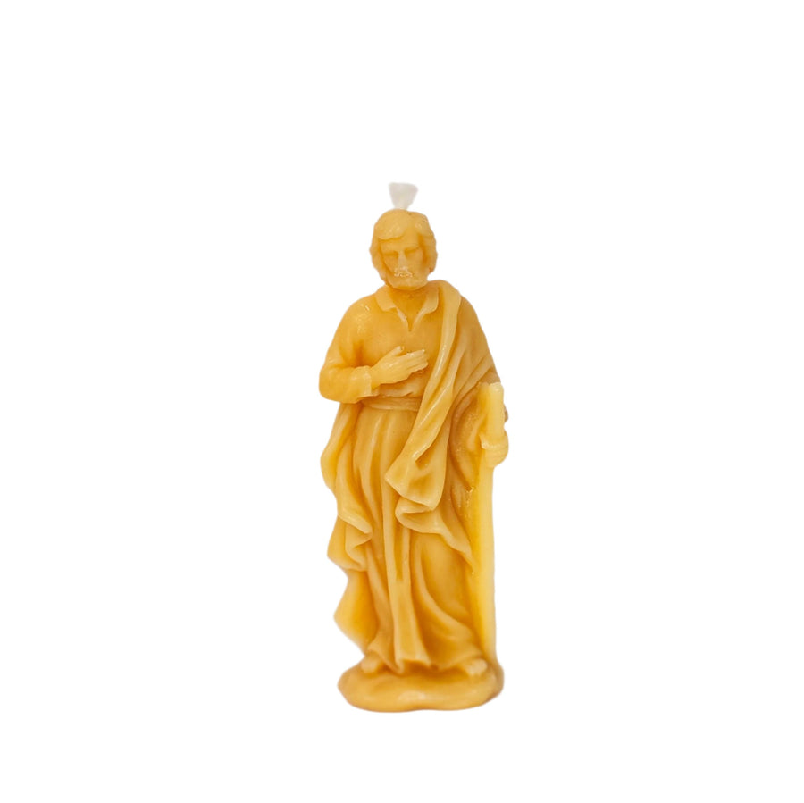 100% pure beeswax Saint Joseph candle