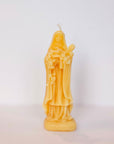 Saint Therese 100% beeswax candle