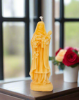 Saint Thérèse, The Little Flower Candle – Hand-Poured 100% Pure Beeswax