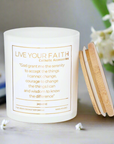 Serenity Prayer Scented Prayer Candle - Catholic Prayer Candle - Religious Candles