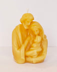 small holy Family torso 100% pure beeswax