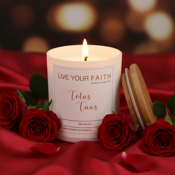 Vela de oración aromática "Totus Tuus"