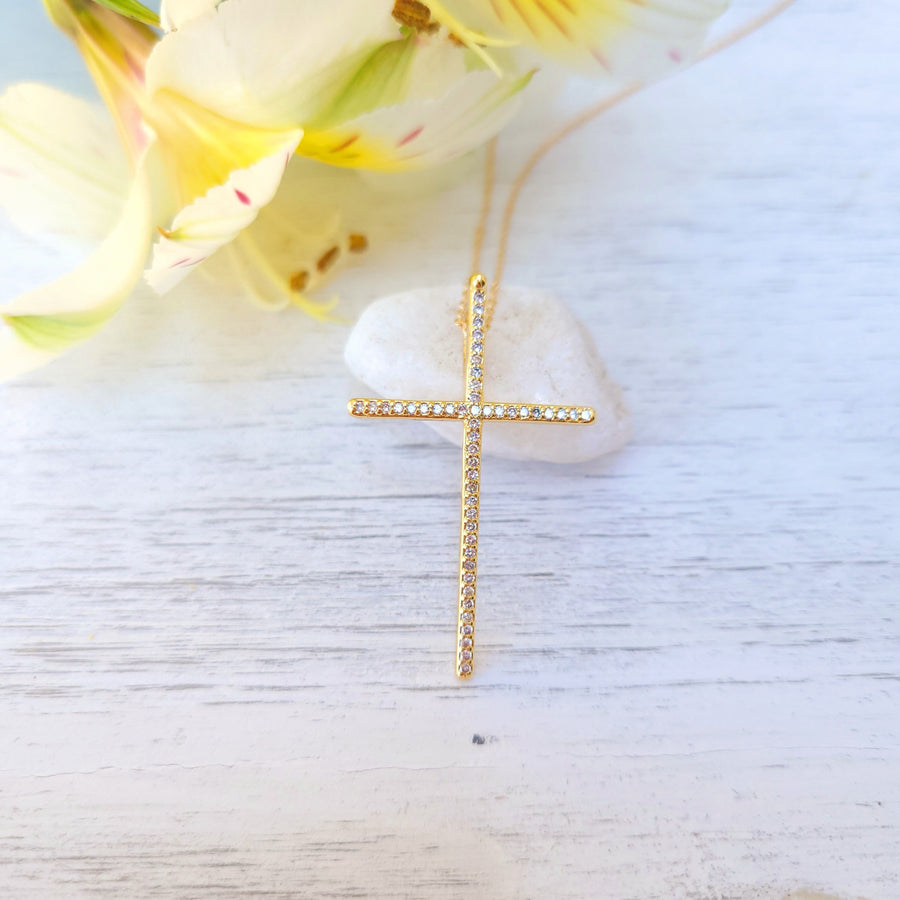 Gold Cross Necklace