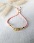 Angel Wing Pink Bracelet