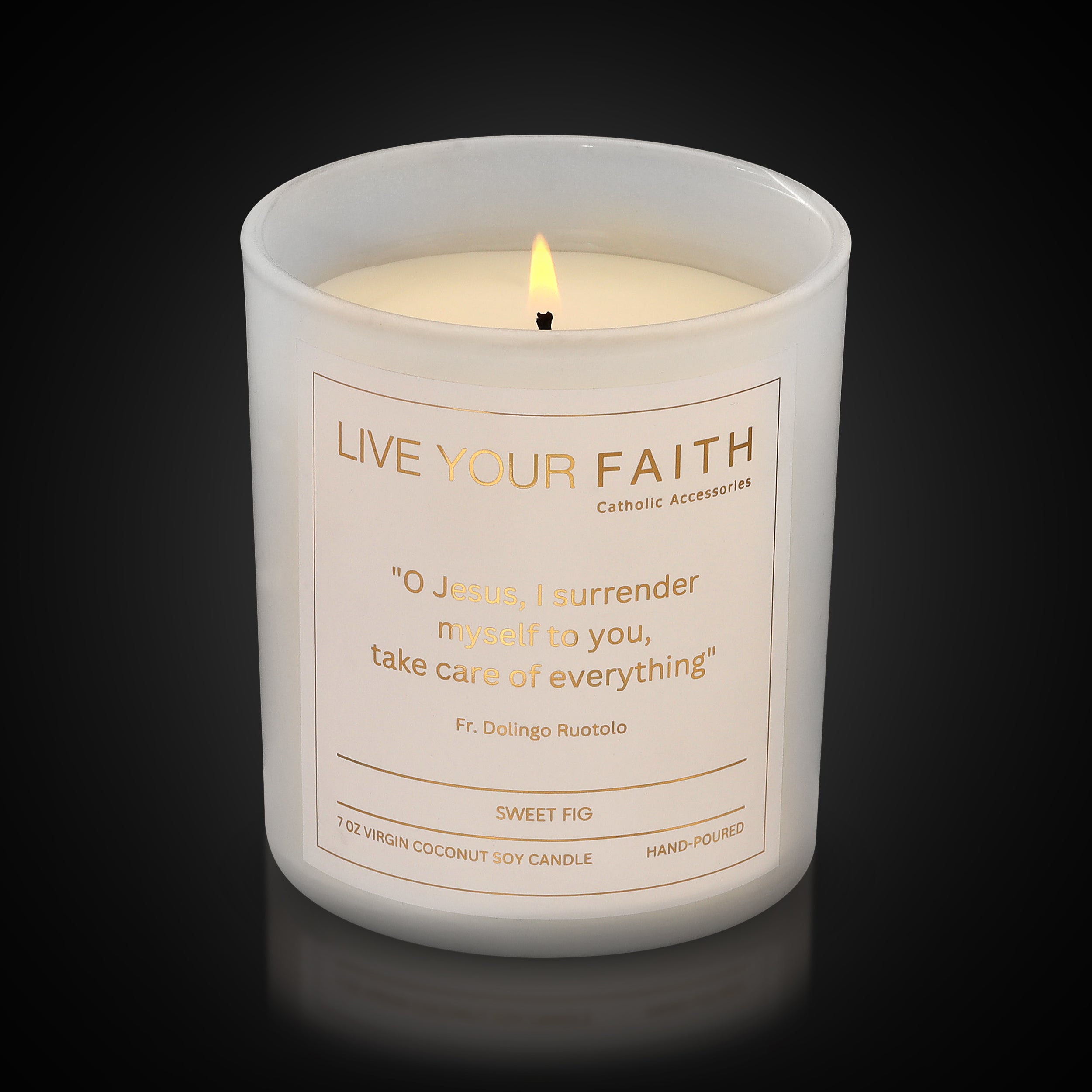 Vela perfumada de oración Rendición a Jesús